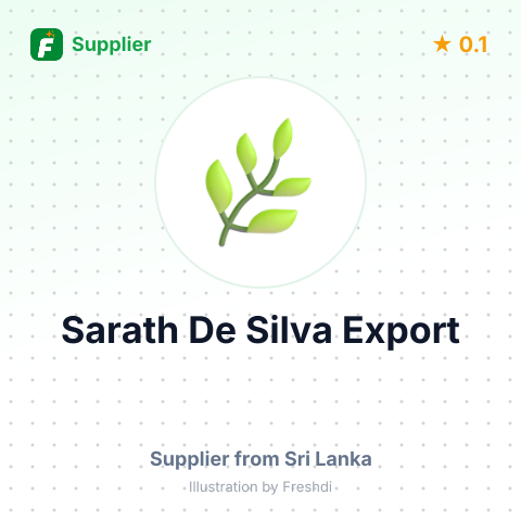Sarath De Silva Export – summary card, no photo uploaded yet