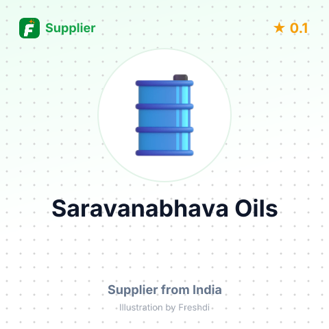 Saravanabhava Oils  – summary card, no photo uploaded yet