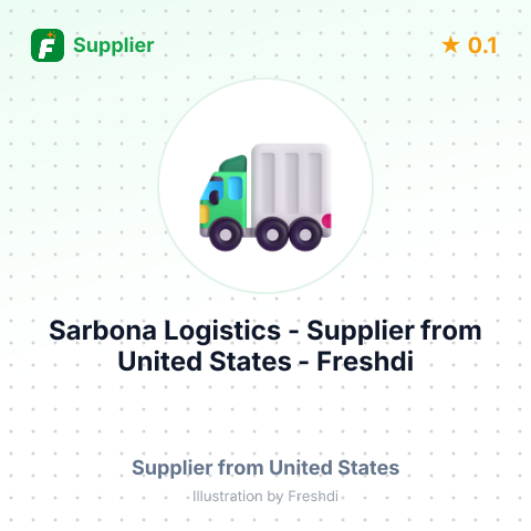 Sarbona Logistics  – summary card, no photo uploaded yet