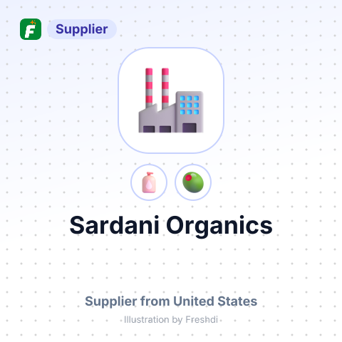Sardani Organics – summary card, no photo uploaded yet