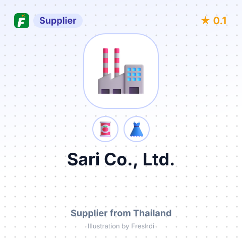 Sari Co., Ltd. – summary card, no photo uploaded yet