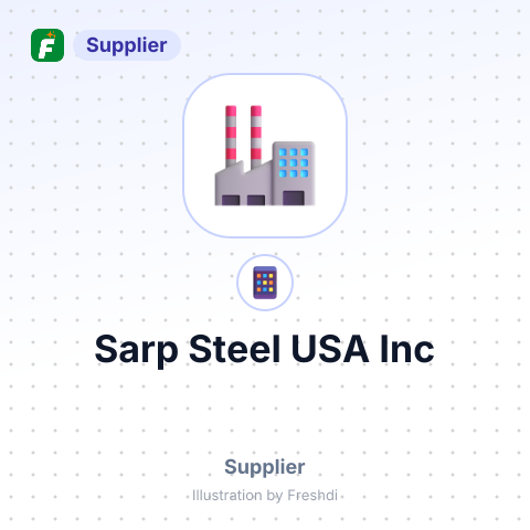Sarp Steel USA Inc – summary card, no photo uploaded yet