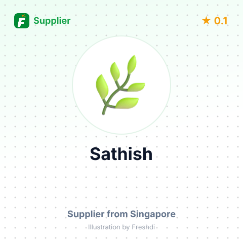 Sathish  – summary card, no photo uploaded yet