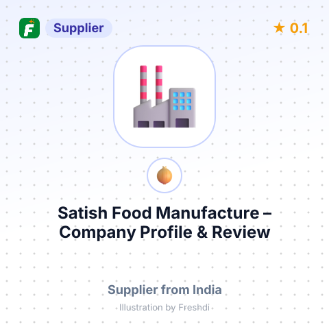 Satish Food Manufacture – summary card, no photo uploaded yet