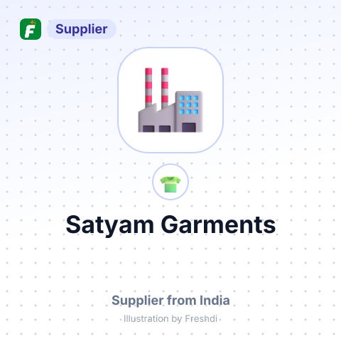 Satyam Garments – summary card, no photo uploaded yet