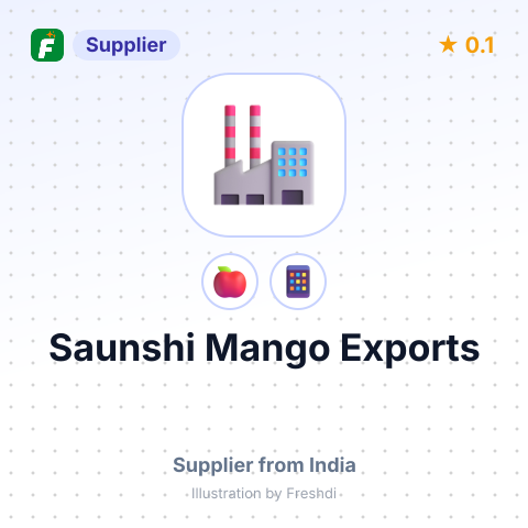 Saunshi Mango Exports  – summary card, no photo uploaded yet