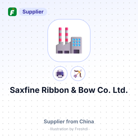 Saxfine Ribbon & Bow Co., Ltd. – summary card, no photo uploaded yet