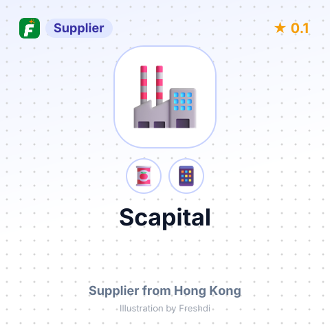 Scapital  – summary card, no photo uploaded yet