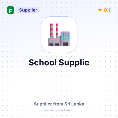 School Supplie – summary card, no photo uploaded yet