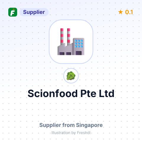 Scionfood Pte Ltd – summary card, no photo uploaded yet