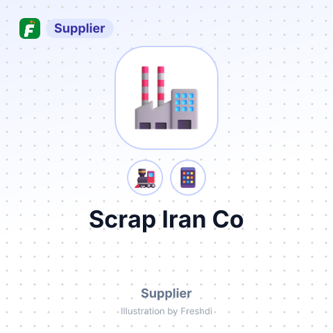 Scrap Iran Co – summary card, no photo uploaded yet