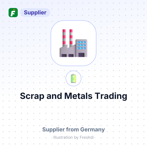 Scrap and Metals Trading – summary card, no photo uploaded yet