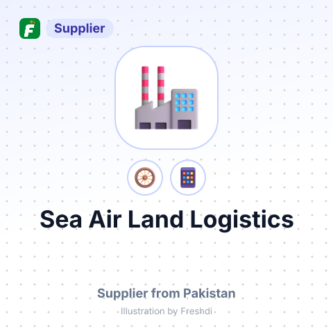 Sea Air Land Logistics – summary card, no photo uploaded yet