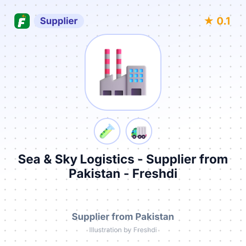Sea & Sky Logistics  – summary card, no photo uploaded yet