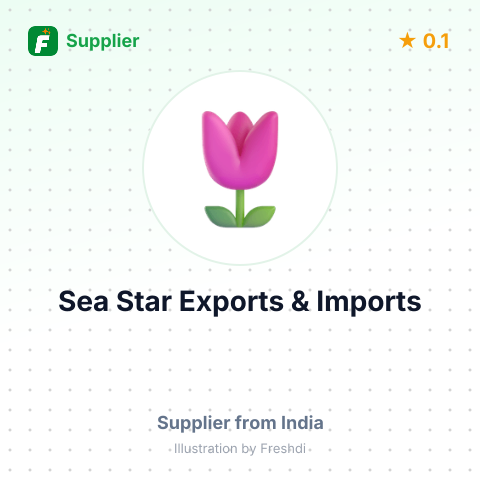 Sea Star Exports & Imports – summary card, no photo uploaded yet