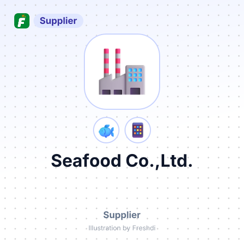 Seafood Co.,Ltd. – summary card, no photo uploaded yet