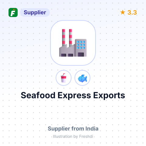Seafood Express Exports – summary card, no photo uploaded yet