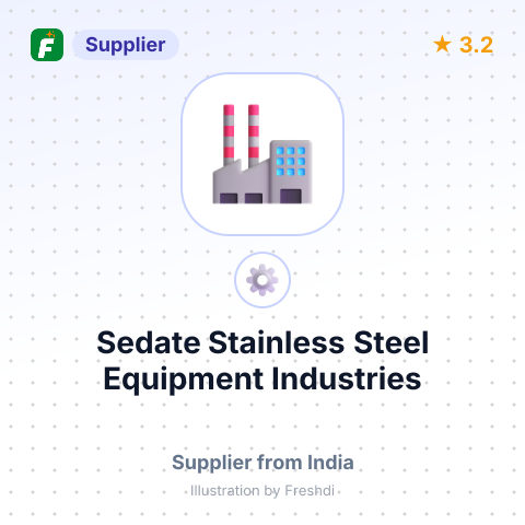 Sedate Stainless Steel Equipment Industries – summary card, no photo uploaded yet