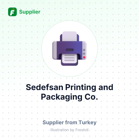 Sedefsan Printing and Packaging Co. – summary card, no photo uploaded yet