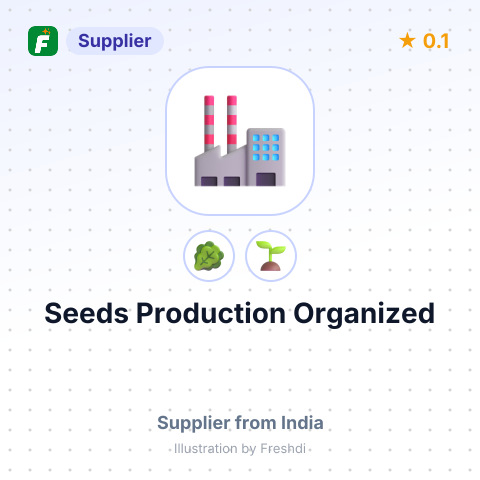 Seeds Production Organized – summary card, no photo uploaded yet