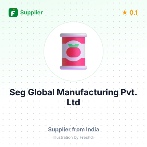 Seg Global Manufacturing Pvt. Ltd  – summary card, no photo uploaded yet
