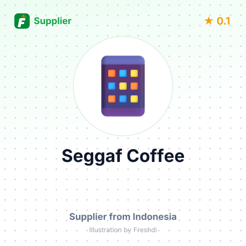 Seggaf Coffee  – summary card, no photo uploaded yet