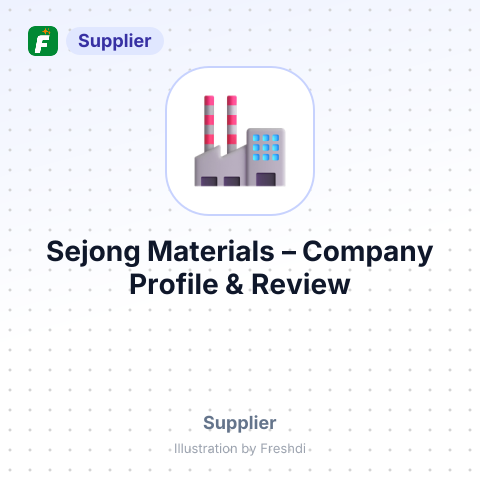 Sejong Materials – summary card, no photo uploaded yet