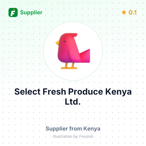 Select Fresh Produce Kenya Ltd.  – summary card, no photo uploaded yet