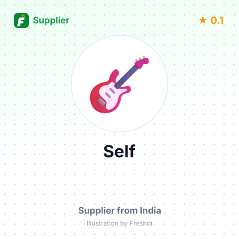Self – summary card, no photo uploaded yet