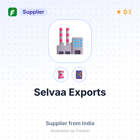 Selvaa Exports  – summary card, no photo uploaded yet