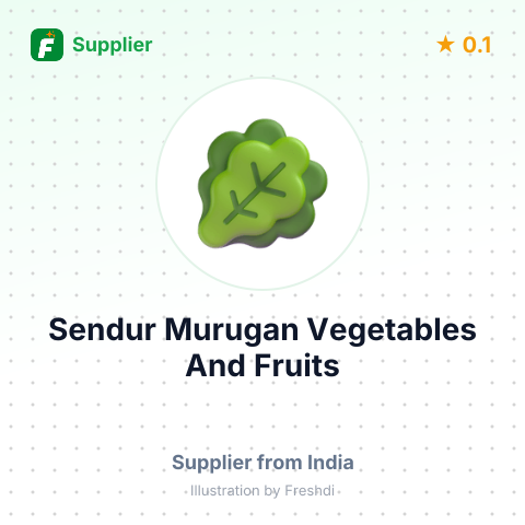Sendur Murugan Vegetables And Fruits  – summary card, no photo uploaded yet