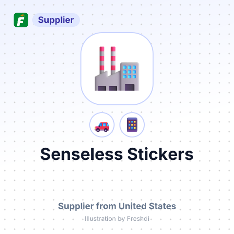 Senseless Stickers – summary card, no photo uploaded yet