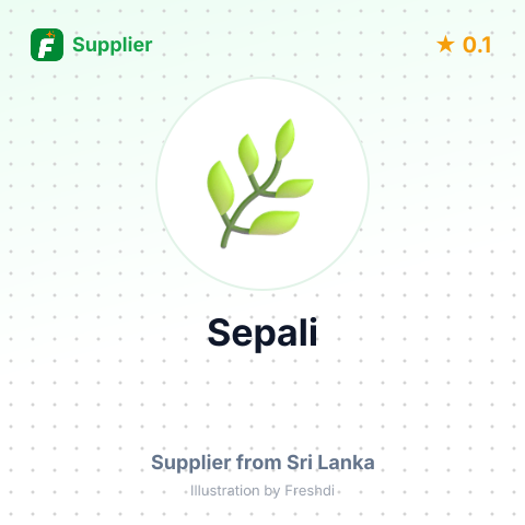 Sepali  – summary card, no photo uploaded yet
