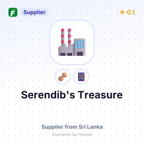 Serendib's Treasure  – summary card, no photo uploaded yet