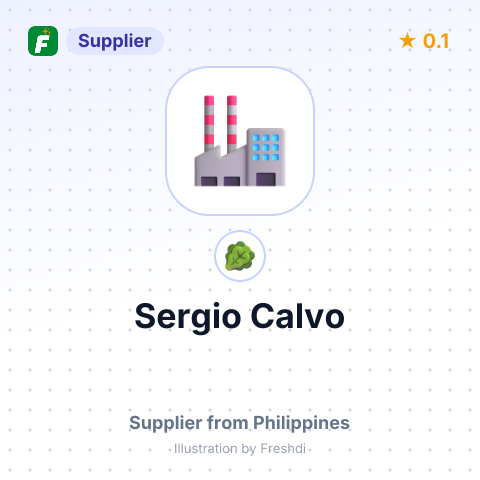 Sergio Calvo – summary card, no photo uploaded yet