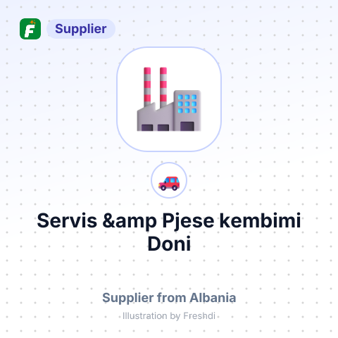 Servis &amp; Pjese kembimi Doni – summary card, no photo uploaded yet