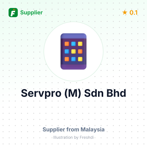 Servpro (M) Sdn Bhd  – summary card, no photo uploaded yet