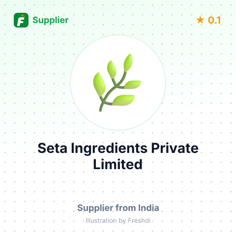 Seta Ingredients Private Limited  – summary card, no photo uploaded yet