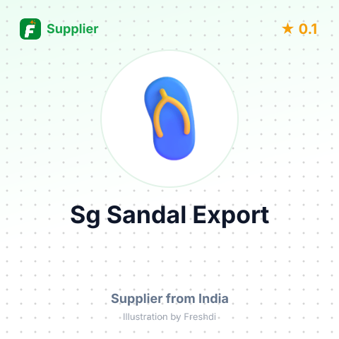 Sg Sandal Export  – summary card, no photo uploaded yet