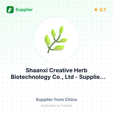 Shaanxi Creative Herb Biotechnology Co., Ltd  – summary card, no photo uploaded yet