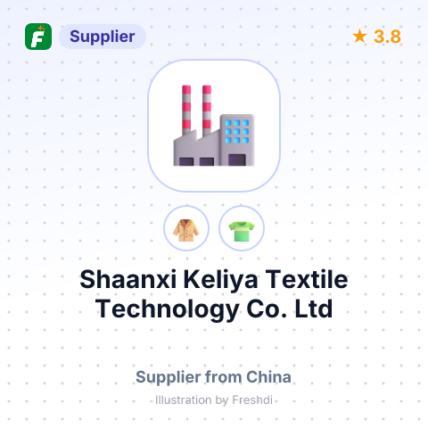 Shaanxi Keliya Textile Technology Co., Ltd – summary card, no photo uploaded yet