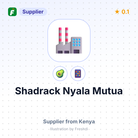 Shadrack Nyala Mutua  – summary card, no photo uploaded yet