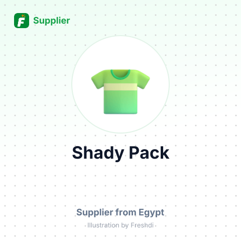 Shady Pack – summary card, no photo uploaded yet