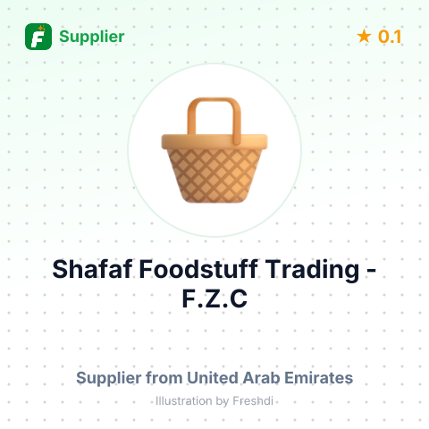 Shafaf Foodstuff Trading - F.Z.C – summary card, no photo uploaded yet