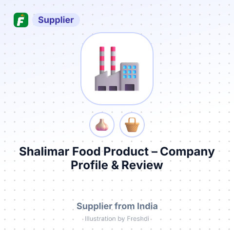 Shalimar Food Product – summary card, no photo uploaded yet