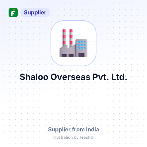 Shaloo Overseas Pvt. Ltd. – summary card, no photo uploaded yet