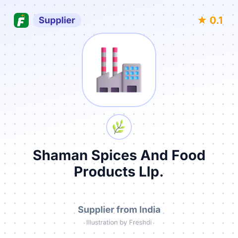 Shaman Spices And Food Products Llp.  – summary card, no photo uploaded yet