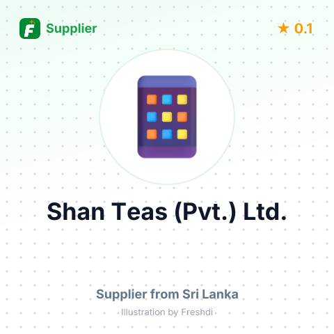 Shan Teas (Pvt.) Ltd.  – summary card, no photo uploaded yet