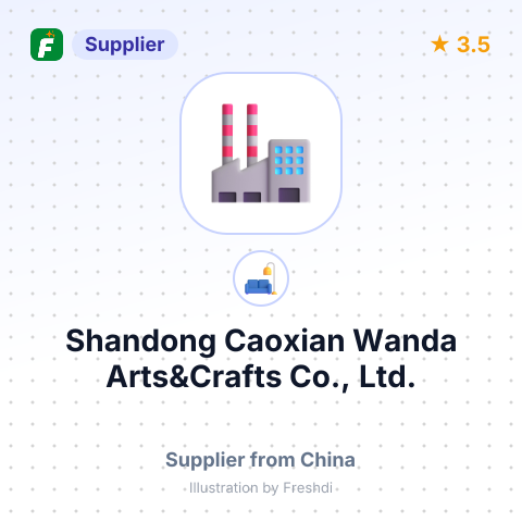Shandong Caoxian Wanda Arts&Crafts Co., Ltd. – summary card, no photo uploaded yet