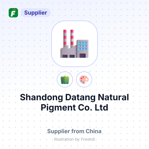 Shandong Datang Natural Pigment Co.,Ltd – summary card, no photo uploaded yet